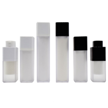 High Quality High-End Luxury Plastic Acrylic Round Square Capsule Serum Soap Facial Care Cosmetic Bottles Packaging